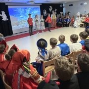 у Пушкина в гостях дети