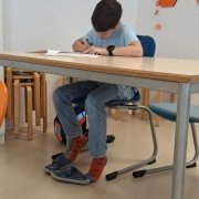 Schülerinnen und Schüler der Puschkin-Schule Frankfurt bei der Zwischenrunde des Pangea-Mathematikwettbewerbs